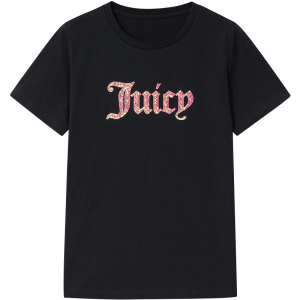 Juicy Couture | New Embroidered Sequin Black T-shirt