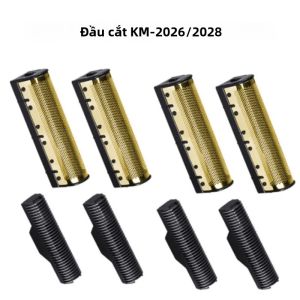 Đầu Dao Cạo Điện Kemei Chính Hãng Lưỡi Dao Vàng Lưới Cắt Dành Cho Máy Cạo Râu KM-2026 KM-2028 Dao Cạo Nổi Bằng Thép Không Gỉ Dùng Được Khi Khô/ướt