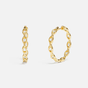 Golden Circular Earrings