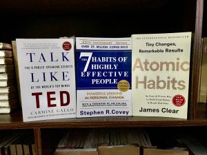 Bundle Trio Atomic Habits + The 7 Habits of Highly Effective People + Talk Like Ted