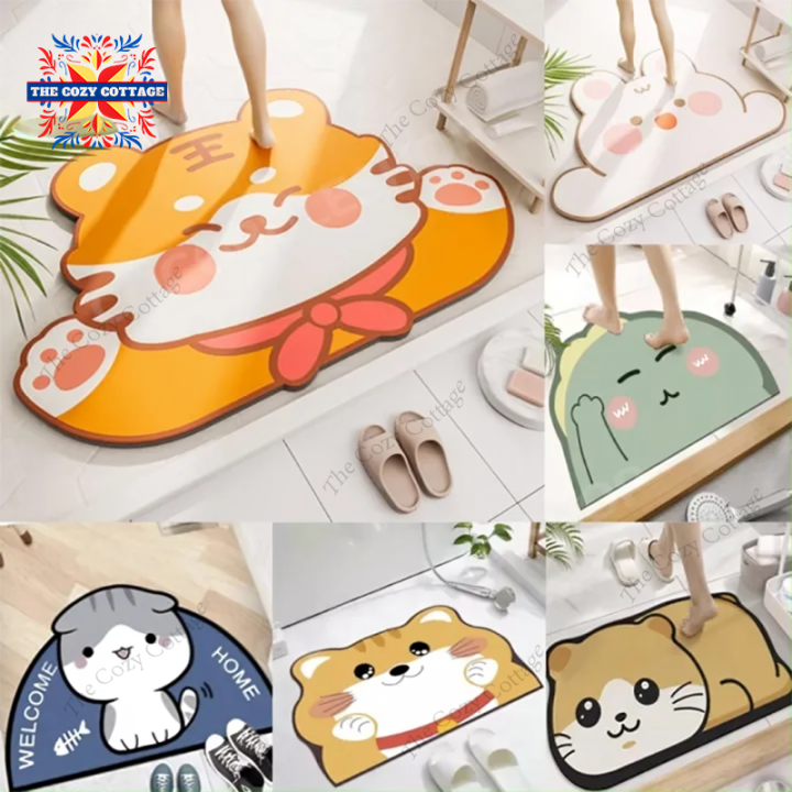 พรมเช็ดเท้า พรมกันลื่น พรมห้องนอน พรมรูปสัตว์ พรมห้องน้ำ พรมเช็ดเท้า ...