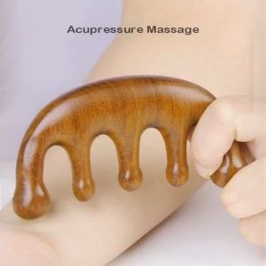 Sisir Pijat Kepala Bahan Kayu Cendana Untuk Pria Dan Wanita