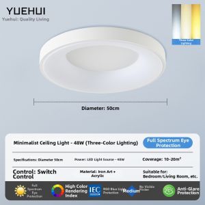 YUEHUI | Protective Eye-friendly Smart Minimalist Ceiling Light