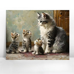 Jigsaw Puzzle Adorable Creative Cute Little Cat Kitten Animal Portrait For Adults Great Family Fun Relaxing Brain Teaser Gift