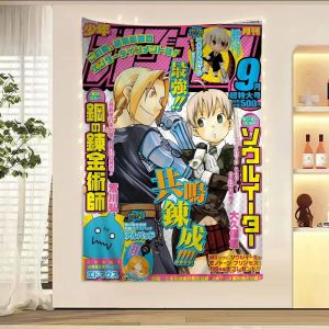 VIKAMA Anime Nhật Bản Manga Otaku Văn Hóa Tấm Thảm Treo Tường Trang Trí Cho Phòng Khách Phòng Ngủ Phòng Chơi Game Và Ký Túc Xá