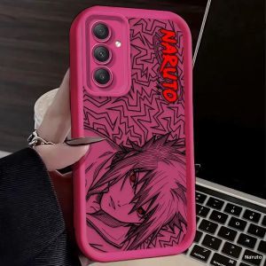 Bandai | Ốp Điện Thoại Hình Phác Thảo Anime Naruto Sasuke Cho Samsung Galaxy A Series - Vỏ Silicon Chống Sốc Chống Trầy Xước Có Bảo Vệ Ống Kính Màn Hình