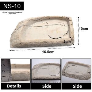 Nomo Resin Tree Bark Style Water Basin Landscape Simulation for Lizards Land Turtles Geckos Frogs Spiders Turtle Box Pet Supplies