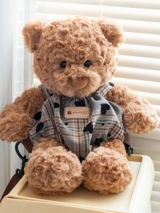 Túi Đeo Vai Hình Gấu Vải Nhung Dễ Thương Cho Bé Gái Túi Đeo Chéo Bằng Vải Nhung PP Cotton Đồ Chơi Thủ Công Quốc Gia Túi Đeo Vai Đôi