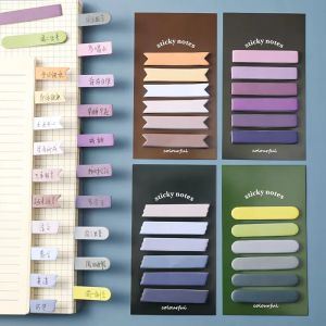 1pack Loose-leaf Office Supplies BookmarkMemo Pad Paster Note Index Flags Tab Novelty Sticky Notes Strip Label Stationery