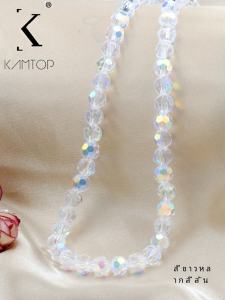 ประดับด้วยลูกปัดทําด้วยมือวัสดุคริสตัล หลวม ลูกปัด 4/6/8mm แก้ว < Ne2> ลูกปัด 32-face ทั้งสําหรับเครื่องประดับ Diy ทํา