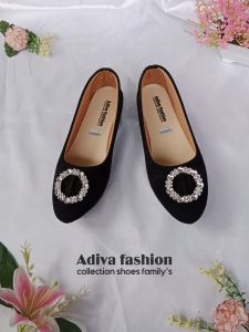 ADIVA A-021 flat shoes slip on mules best seller sepatu wanita terbaru sepatu kerja dewasa sepatu karet sepatu terbaru