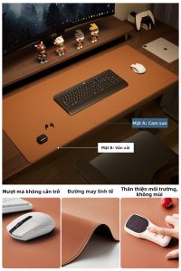 Bàn Chống Trượt Văn Phòng Chơi Game Da Lớn