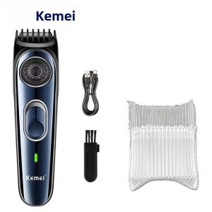 Kemei | Tông Đơ Cắt Tóc Không Dây Điện Kemei KM-1256 1-10mm Có Thể Điều Chỉnh Tông Đơ Cắt Tóc Chuyên Nghiệp Chống Nước Sạc Điện Cho Cắt Tóc Nam