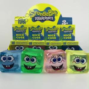 Schylling | Schylling Squishy In Stock SpongeBob Squishy Stress Relief Cube Toy Malt Sugar Slow Rebound Squeeze Fidget Toy Birthday Gift
