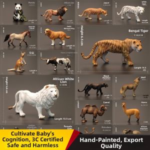 MENGSILE | Solid Realistic Animal Toy Set