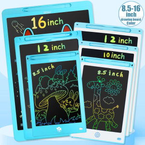 8.5/10/12/16 Inch Cartoon LCD Writing Drawing Tablet Doodle Board Toys Gifts for 3-12 Year Old Girls Boys Drawing Pad for Kids