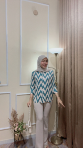 kemeja wanita rayon premium motif jumbo ld 120 viral tiktok terlaris 2024