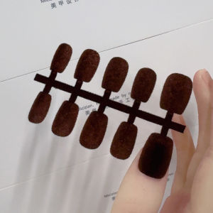 Handmade Cat Eye Nail Tips Pure Handmade New Product Finished Product Fake Nails Patch Wearable Nail Art by Yuan Ning Qi