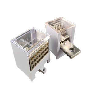 FJ6 Terminal Box One in Multiple out Wire Connector Air Switch Copper Wire Splitter Wiring Box for Plastic Shell Switch Circuit Breaker