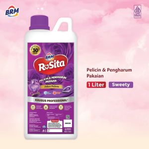 Super Laundry BRM Pelicin dan Pengharum Pewangi Setrika Pakaian Tahan Lama - Mawar Super Laundry by BRM Pelicin dan Pewangi Setrika Pakaian Bebas Bau Apek