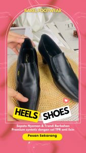 BARA - sepatu kerja wanita sepatu kantor sepatu pantopel wanita formal sepatu barel lad