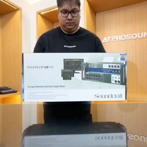Soundcraft UI16 มิกเซอร์ดิจิตอลแบบแร็ค 16 อินพุต 12 ช่องไมค์ 4 Aux พร้อมเสาส่ง Wifi AT Prosound