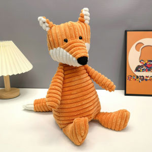 Cute Plush Toy Female Fox Comfort Doll Gift Velvet Piglet Doll Striped Rabbit Bear Soft Stuffed Toys for All Ages
