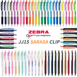 Japan ZEBRA Gel Pens 0.5mm Color for Writing Painting Graffiti JJ15 Full-color Suit Cute Office Stationery Kids School Supplies