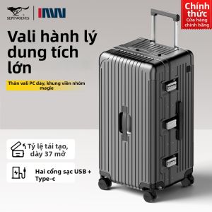 SEPTWOLVES | Vali Du Lịch Cho Bé Trai 20 Inch Khung Nhôm và PC Sạch