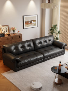 DONGMU | Sofa Da Tầng Trên cho Phòng Khách Nhỏ Gọn Phong Cách Vintage