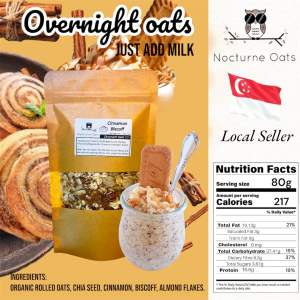 NOCTURNE Overnight Oats 80g (pick any 6 for 6%off)