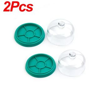 6 Slots Watch Dust Sheet Cover with Tray Watch Movement Repair Tool Jewelry Tool Spare Protector Watchmaker Repair Tool Supplies
