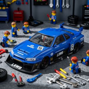 Mô Hình Xe Racing Skyline GT-R Bằng Nhau 1:24
