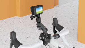 TELESIN Quick Release 360° Handlebar Clamp Motorcycle Bike Mount for GoPro Insta360 DJI Action Camera