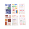 Cute Cartoon Water Bottle Cup Sticker Paper Drinking Water Plan Cup Sticker Waterproof Insulation Cup Sticker Hand Account Stickers Transparent Students' Stickers. 