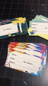 (ISI 5-10) Stiker Nama untuk Buku Pelajaran Sekolah – Praktis & Siap Pakai
