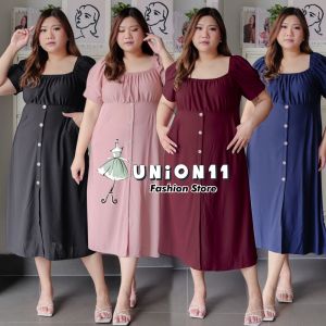 UNION11 - DRESS JUMBO WANITA LD 120 / DRESS JUMBO WANITA / BAJU KERJA WANITA BIGSIZE / DRESS JUMBO WANITA / DRESS JUMBO XXXL WANITA SUVIN