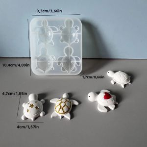 Tự Làm Pha Lê Epoxy Khuôn Silicon Cho Nhựa Làm Rùa Móc Khóa Túi Treo Mặt Dây Chuyền Trang Sức Khuôn Họa Tiết Động Vật Thủ Công Phụ Kiện