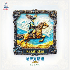 Magnetic Refrigerator Magnet Knight Travel Souvenir Home Decoration Stick on Decal Iron on Patch Customizable Craft Supplies