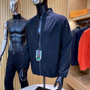 High-End Outdoor Mens Jacket Inner Washed P Flannel Stand Collar Quilted Coat Autumn Winter New Arrival Youth Trend Standard Fit