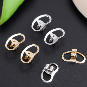 【♡Lovely girls house♡】10Pcs Earring Stoppers Big Earring Lifters Backings Pierced Safety Ear Backs Hypoallergenical Backstops for DIY Repla