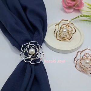 Ring Kerudung Segi Empat Cantik Mewah Elegan Bros Cincin Model Terbaru