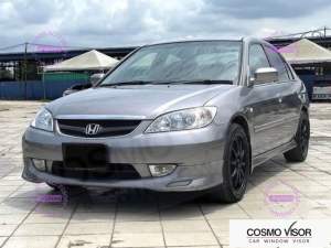 Honda Civic S5A 2000 2001 2002 2003 2004 2005 Door Visor / Window Vent Visor Deflectors (MADE IN MALAYSIA)