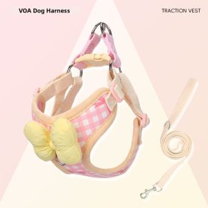 VOA | Dog Leash & Chest Harness for Small & Medium Dogs