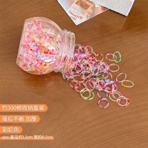 Disposable Childrens Hair Ties Girls Hair Bands Baby No Damage Small Hair Ropes 2024 New Style Hair Accessories MichuGo