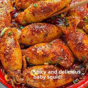 Spicy Ready-to-Eat Squid Snacks