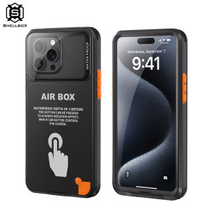 ShellBox สำหรับ Iphones 12/12Pro/13/13Pro/14/14Por/15/15Pro[6.1นิ้ว] IP68เคสโทรศัพท์กันน้ำ