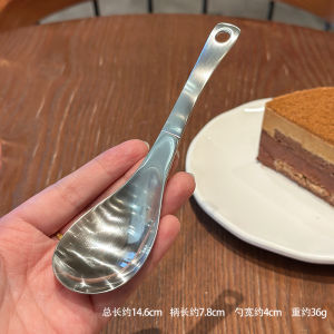 Elegant Chinese Style Stainless Steel Spoon Short Handle Soup Spoon High Aesthetic Value Perfect for Dining in Chinese Restaurant