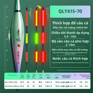LIUZHIQIANG | Đèn Đèn Đêm Điện Tử Hiển Thị Rõ Ràng Mọi Thời Tiết Thay Đổi Màu Dạng Cá Phao