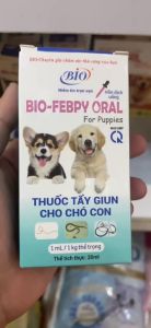 Siro Xổ Giun cho Chó Con BIO FEBPY ORAL  - Chai 20ml